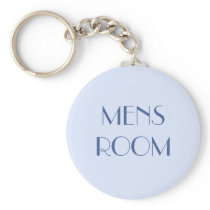 Mens restroom keyring