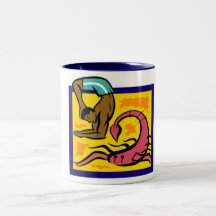 Mens Scorpion Yoga Mug