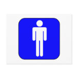 Mens Symbol Post Cards