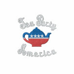 Men's Tea Party America Polo Shirt embroidered shirts