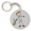 Mens Tennis Keychain