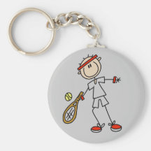 Mens Tennis Keychain