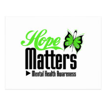 Mental Health Awareness Hope Matters Postcards