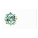 Mental Health Lotus Business Cards