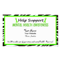 Mental Health "Make Diva Time" Businesscards Business Cards