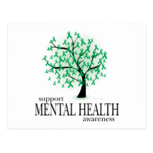Mental Health Tree Postcard