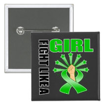 Mental Health Victory Fight Like A Girl Pin