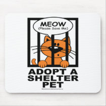 Meow (Save Me) Mouse Pad