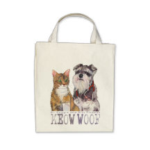 Meow-Woof Canvas Bags