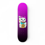 MEOWIES LUCKY CAT MANEKI NEKO FUSCHIA / BLACK skateboards