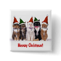 "Meowy Christmas!" Cats In Hats