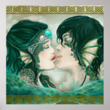 mer kisses poster