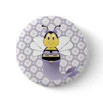 MerBee Bumble Bee Button