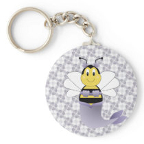MerBee Bumble Bee Keychain