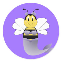 MerBee Bumble Bee Sticker