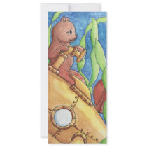 Mercat and Submarine Personalized Rack Card