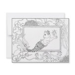 Mercat with seahorses and jellyfish invitations