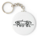 Mercedes 190 SL Type 121 keychains