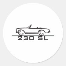 Mercedes 230 SL Type 113 Sticker