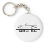 Mercedes 280 SL Type 107 Key Chain