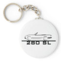 Mercedes 280 SL Type 107 keychains