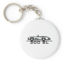 Mercedes 300 SL Cabrio keychains