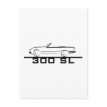 Mercedes 300 SL Type 107 Postcards