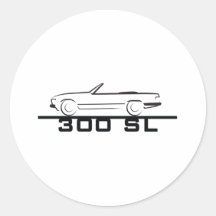 Mercedes 300 SL Type 107 Sticker