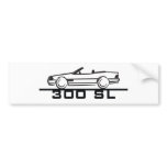 Mercedes 300 SL Type 129 bumper stickers