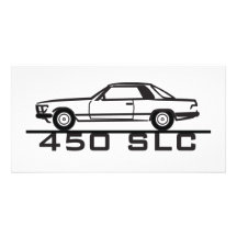 Mercedes 450 SLC 107 Personalized Photo Card