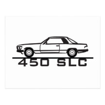 Mercedes 450 SLC 107 Postcard