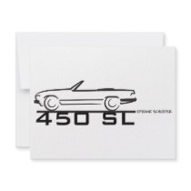 Mercedes 450SL Invites