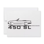 Mercedes 450SL invitations
