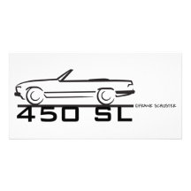 Mercedes 450SL Picture Card