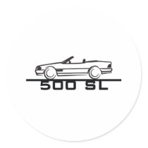 Mercedes 500 SL Type 129 Stickers