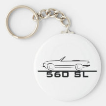 Mercedes 560 SL Type 107 Keychains