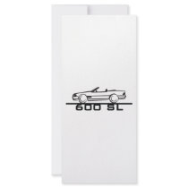 Mercedes 600 SL Type 129 Custom Rack Card