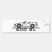 Mercedes 600 SL Type 230 Bumper Sticker