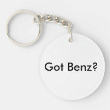 Mercedes Benz keychain Round Acrylic Keychain