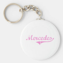 Mercedes Classic Style Name Key Chains
