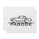 Mercedes SL Pagode Type 113 invitations