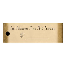 Merchandise Price Tags (Gold)