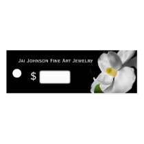 Merchandise Price Tags (Magnolia on Black)