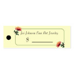 Merchandise Price Tags (Roses) business cards