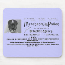 Merchant's Police and Detective Agency Mousepad