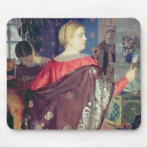Merchant's woman with a mirror mousepads