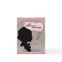 Merci Beaucoup Cameo Design - Note Card
