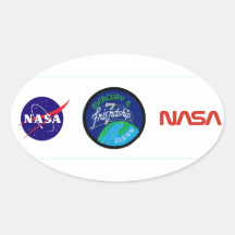Mercury 6: Friendship 7 – John Glenn Oval Stickers