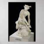 Mercury Attaching his Winged Sandals, 1744 Posters