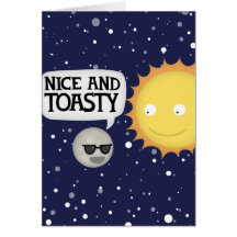 Mercury loves the heat greeting cards